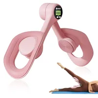 Oberschenkeltrainer, Beckenbodentrainer Für Frau, Trainingsgerät Für Weibliches Gesäß Mit Intelligenter Zähl, Trimmer-Innenschenkel, Beckenboden Trainer Für Hüfttraining, Armtraining, Beinpresse