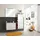 Saphir Quickset Badschrank 50 x 123 x 33 cm Weiß