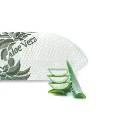 Mister Sandman |Kopfkissen 40x80 |Visco Kissen mit Aloe Vera Bezug |Ergonomisches Kissen, bequem |Schlafkissen für Top-Liegekomfort