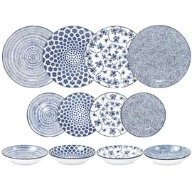 Ibili Armonia Tafelservice 12-tlg. Blau