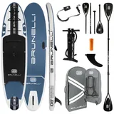 Brunelli SUP-Board BRUNELLI 10.8 Windsurf Woven X Fusion Double Layer SUP Board Stand Up blau
