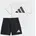 I BL T-SET 160 Trainingsanzug Weiß/Schwarz 62