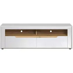 Ebuy24 Marlon TV Tisch weiß Hochglanz.
