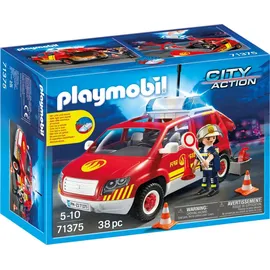 Playmobil City Action - Brandmeisterfahrzeug mit Licht und Sound (71375)