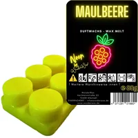 WonderWax Neon Duftriegel 6 x Duftwachs Kreise Wachsmelt Duftwachs Raumduft für Duftlampen Soja Wachs Melts Duftmelt Aroma Wellnes Kerzen Wärmer Wax Tarts Maulbeere