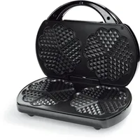 star Q Doppel Waffeleisen Waffeleisen Antihaftbeschichtet Herzform 1200 Watt