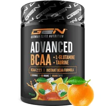 GEN GERMAN ELITE NUTRITION BCAA Orange Pulver 450 g