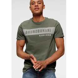 T-Shirt, kurzärmelig, schmal geschnitten, Rundhalsausschnitt, Gr. XXL (60/62), oliv, , 91145418-XXL