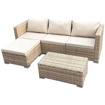 Svita Gartenlounge 5-tlg. Beige