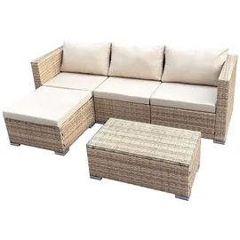 Svita Gartenlounge 5-tlg. Beige