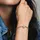 Pandora Funkelndes Dreireihiges Pavé-Charm Gold 762820C01