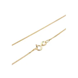 ELLI PREMIUM Halskette mit Anhänger Kleeblatt Glücksbringer Talisman 585 Gelbgold