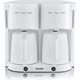Severin Duo-Filterkaffeemaschine KA 9314 weiß