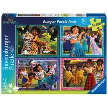 Ravensburger - Encanto Puzzle, Kollektion Bumper Pack 4 x 100, 4 Puzzles à 100 Teile, Empfohlenes Alter 5+ Jahre