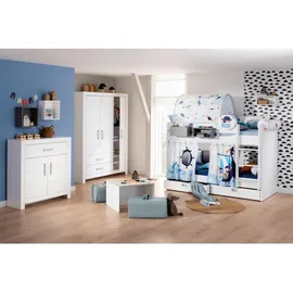 Paidi Highboard Fiona Dekor Weiß