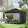 Outsunny Faltpavillon 3 x 3 m inkl. 2 Seitenteile Schwarz