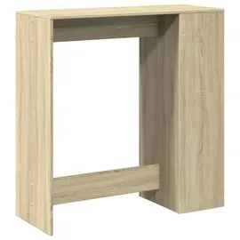 vidaXL Bartisch mit Regal 101 x 40 x 103,5 cm Braun