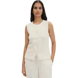 Someday Sweat-Top im Westenstil Ulida Weiß 42