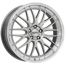 DOTZ Bilbao blaze 8,0 x 18 5 x 100 ET35 MB60,1 Silber/polished lip