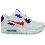 Nike Air Max 90 GS Running Trainers CZ8650 Sneakers Schuhe (UK 3.5 us 4Y EU 36, White University red 100) - 36 EU