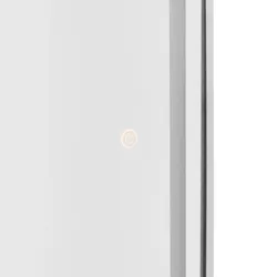 physa Friseurspiegel - LED-Beleuchtung - extra flach - oval - silbern - 180 x 70 cm