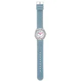 Scout Mädchen Analog Quarz Uhr 280381008 0 mm Kunstlederarmband Blau