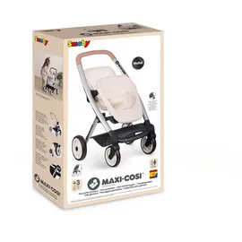 Smoby Maxi-Cosi Zwillings-Puppenwagen für Kinder ab 3 Jahren - Beige