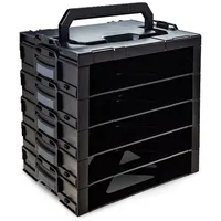BS Systems Sortimentskasten Kunststoff 44,5 x 47,5 x 34,2 cm schwarz unbestückt