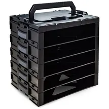 BS Systems Sortimentskasten Kunststoff 44,5 x 47,5 x 34,2 cm schwarz unbestückt