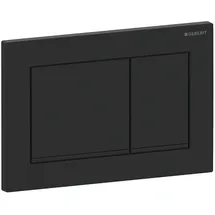 Geberit Omega30 Betätigungsplatte schwarz matt lackiert/schwarz 115.080.16.1