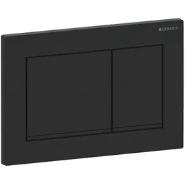 Geberit Omega30 Betätigungsplatte schwarz matt lackiert/schwarz 115.080.16.1