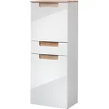 WELLTIME Siena Midischrank 40 x 105 x 27 cm Weiß