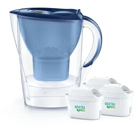 Brita Marella blau + 3 Kartuschen