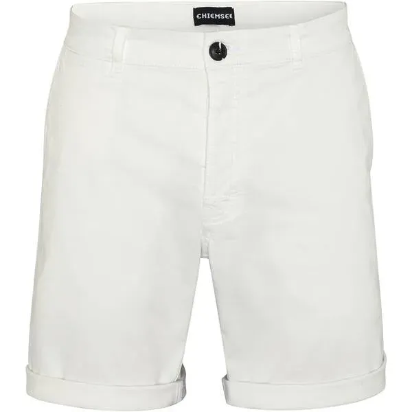 CHIEMSEE Chinoshorts einfarbig, Star White, 29