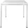 Stier Allzwecktisch 800x800x720mm Gestell lichtgrau, Platte weiß