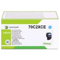 Lexmark Original Tonerkartusche 70C2XCE Cyan