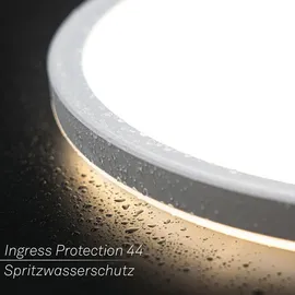 Briloner LED Deckenlampe 24x3 cm weiß