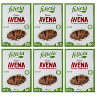 6x Felicia Penne Avena,Pasta Nudeln Vollkorn-Haferflocken Bio Glutenfrei 340g