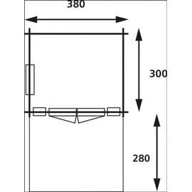 Alpholz Lappland-40 B 4 x 5,94 m Beige