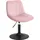 VASAGLE Schminkstuhl Samt Pastellrosa