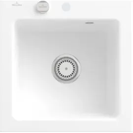Villeroy & Boch Subway 45 XS stone white + Excenterbetätigung + Lochbohrungen