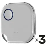 Shelly Bluetooth Schalter u. Dimmer, Blue Button1, Plug&Play, grau, 3er Set