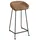 SIT Möbel Live Edge Barhocker 38 x 75 x 37 cm Schwarz