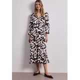 STREET ONE Maxikleid mit allover Print Braun 38