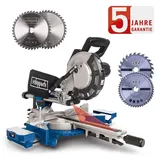 SCHEPPACH Kapp-zugsäge Gehrungssäge Hm216 2000w 75mm zusätzliche 4 Sägeblätter