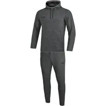 Jako Premium Basics Jogginganzug mit Kapuze anthrazit meliert XL