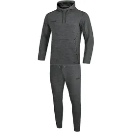 Jako Premium Basics Jogginganzug mit Kapuze anthrazit meliert XL