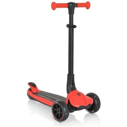 Byox Kinderroller Bolt 3 Räder, höhenverstellbar, klappbar, PU-Räder, ABEC-9 rot