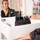Relaxdays Make Up Organizer mit 3 Schubladen Schwarz