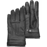 Pearlwood "Newton", Herren, Gr. 8,5, schwarz, Ziegenleder, unifarben, Handschuhe, leichte Vintage Optik durch Waxfinish